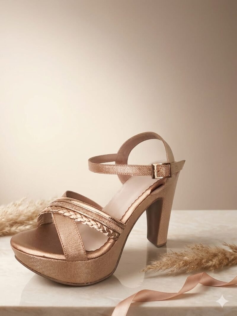 Shekinah - Sandalia De Fiesta Glow – Plataforma Y Tacon Grueso En Oro Rosa Metalizado.jpeg